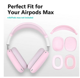 V-MORO Case for Airpods Max Headphones, Silicone Cover for Apple Airpod Max,Accessories Cases (Pink)