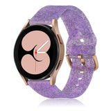 20mm Shiny Bling Glitter Silicone Strap Replacement for Galaxy Watch 42mm/Watch 3 41mm