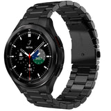 Galaxy watch 4 Three Beads Solid Elbow Black 20mm