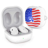 Galaxy buds live Epoxy Type Anti-Lost Protective Cover Red Gray Blue Game Console Split