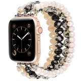 Apple Watch band 8cm gray stone beads