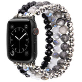 Apple Watch band 8cm gray stone beads