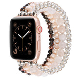 Apple Watch band 8cm gray stone beads