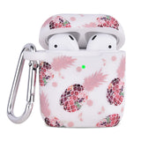 AirPods case Heat Transfer Headphone Cover with Carabiner